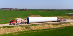 Nooteboom prezentuje nową generację Mega Windmill Trailer XXL do transportu wielu rodzajów turbin wiatrowych