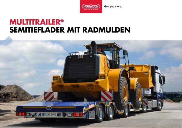 Nooteboom Multitrailer OSDS mit radmulden